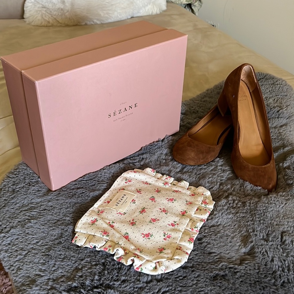 Sezane Low Helena Courts Heels